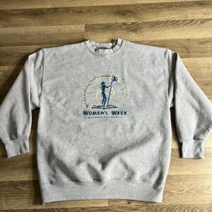 VTG North Dakota State Sweatshirt Fits‎ Large Womans Week 1995 1990s Made in USA